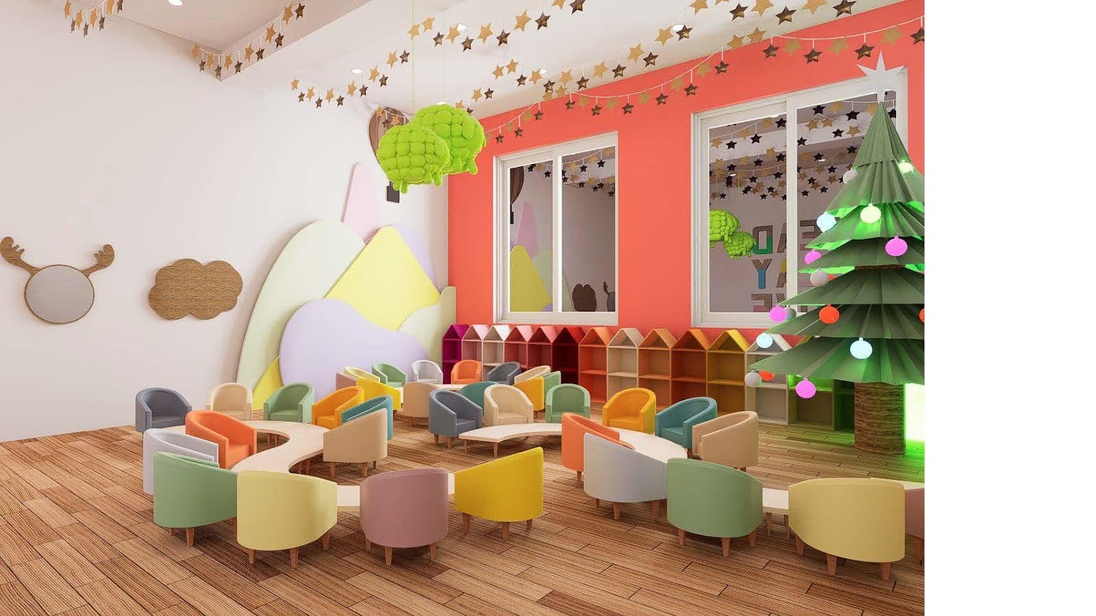 Classroom seating circle